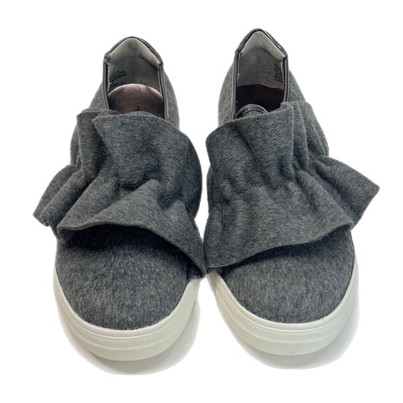 Nina Grey/White Womens Casual Fashion Sneakers Size 6 - Picture 3 of 5